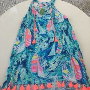 Lilly Pulitzer Roxi Dress SIze Medium Sparkling Bl